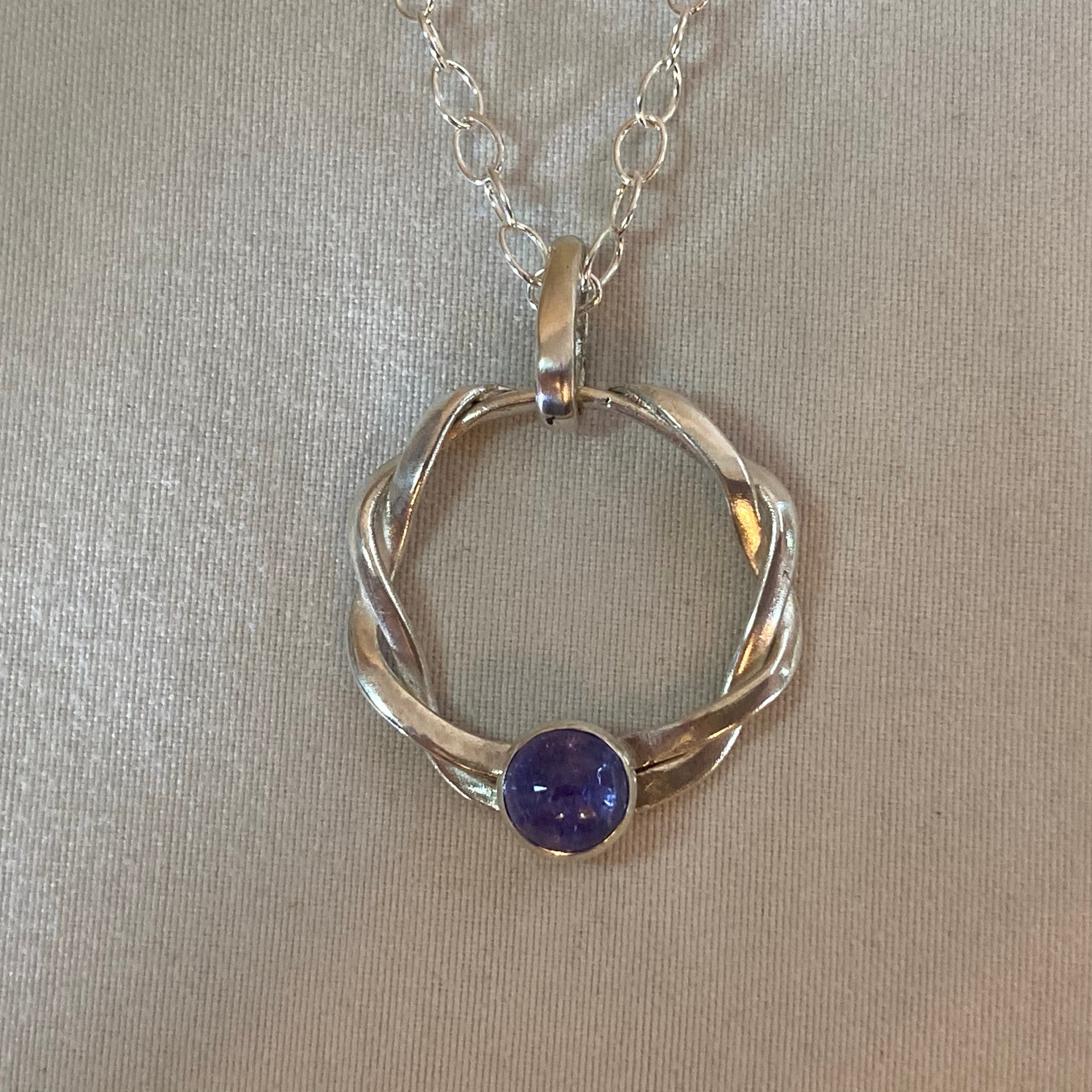 tanzanite in silver